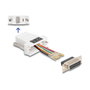DeLOCK 67111 Adaptador de VGA a RJ45 en blanco