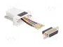 DeLOCK 67111 Adaptador de D-Sub 15 pines hembra a RJ45 blanco