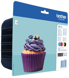 Cartucho Inkjet Brother Lc-123Valbp Multipack (4 Colores) Dcp-J4110Dw, Mfc-J4410Dw/Mfc-J4510Dw/Mfc-4610Dw/Mfc-4710Dw (600 Pag.)