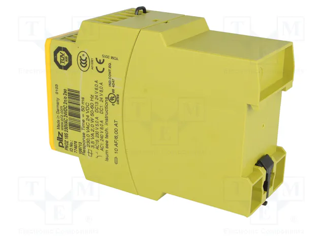 PILZ PNOZ 16S Relé de Seguridad 230VAC con 2 Entradas y 2 Salidas