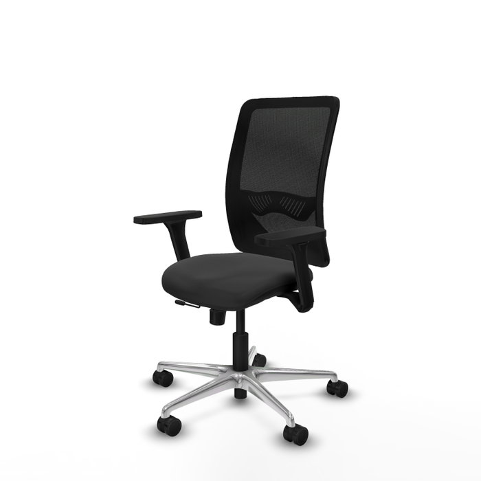 PIQUERAS Y CRESPO Silla de oficina Zulema con mecanismo Sincro/Traslack, Gris oscuro y Negro PIQUERAS Y CRESPO Silla de oficina Zulema con mecanismo Sincro/Traslack, Gris oscuro y Negro