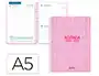 Liderpapel Agenda Escolar Classic 26-27, Espiral, Día Página, Tamaño A5, Papel FSC 70g, Interior Bilingüe, Rosa