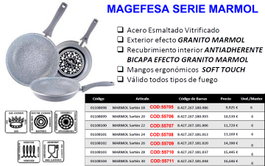MAGEFESA Sartén FINSTOCK SERIE MARMOL 30 cm