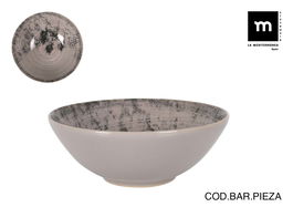 Inde Bol "Aspe" Montecarlo Gris Mate 16 cm (24 Unidades)