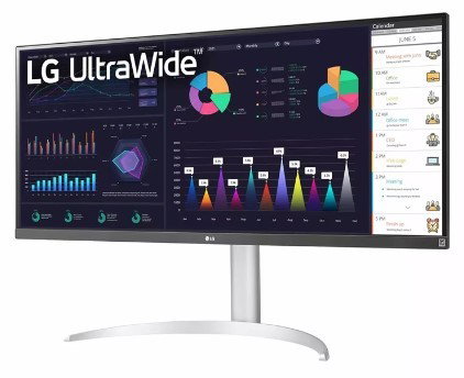 LG Monitor UltraWide 34WQ650-W 34 Pulgadas Blanco/Plata