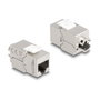 DeLOCK Módulo Keystone RJ45 hembra a LSA Cat.6A Slim sin herramientas 87891