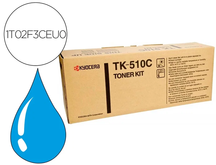 Kyocera TK510C Tóner Cian para FS-C5020N Kyocera TK510C Tóner Cian para FS-C5020N