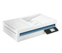 HP ScanJet Pro N4600 fnw1 Escáner profesional con alimentador automático, cristal plano tamaño legal, pantalla táctil 2.8 pulgadas y conexión de red