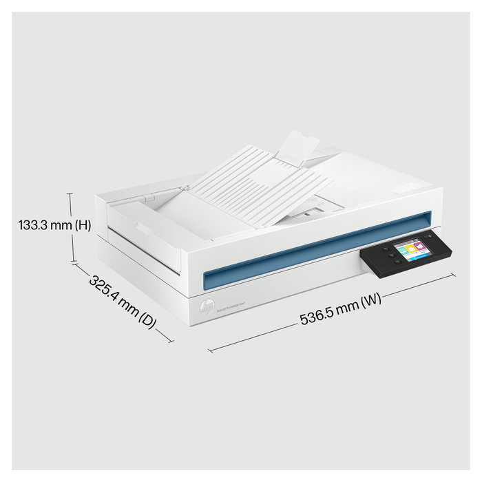 HP ScanJet Pro N4600fnw1 Escáner Documental Blanco