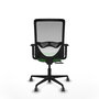 PIQUERAS Y CRESPO Silla de oficina Zulema con mecanismo Sincro/Traslack Verde y Blanco