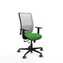 PIQUERAS Y CRESPO Silla de oficina Zulema con mecanismo Sincro/Traslack Verde y Blanco