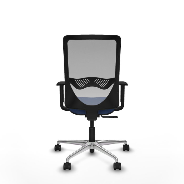 PIQUERAS Y CRESPO Silla de oficina Zulema con mecanismo Sincro, Azul marino y Gris PIQUERAS Y CRESPO Silla de oficina Zulema con mecanismo Sincro, Azul marino y Gris