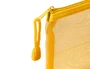Liderpapel Bolsa Zipper Bag Poliester Transpirable Multiusos Ticket 230x115 mm Amarillo