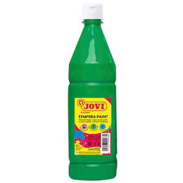 Jovi Témpera Líquida Paint Verde Medio Botella 1000 mL Base Agua Alto Poder Cubriente