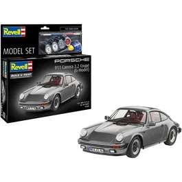 Revell Set de Modelismo Porsche 911 3.2 Coupé Coche a Escala 1:24 con Pegamento, Pinturas y Accesorios