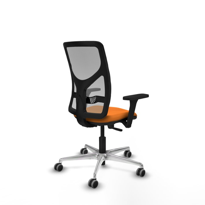 PIQUERAS Y CRESPO Silla de oficina Motilla con mecanismo Sincro, Naranja y Gris PIQUERAS Y CRESPO Silla de oficina Motilla con mecanismo Sincro, Naranja y Gris