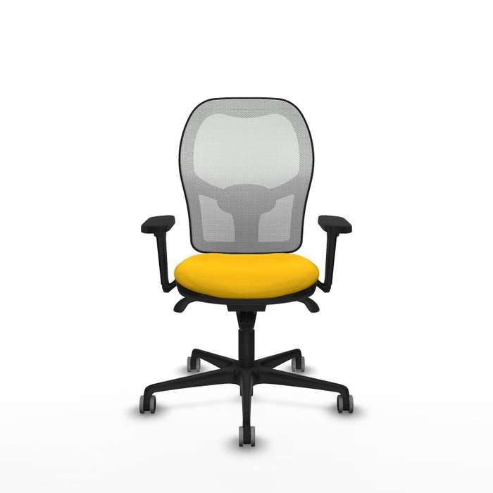 PIQUERAS Y CRESPO Silla de oficina Jorquera Amarillo/Blanco