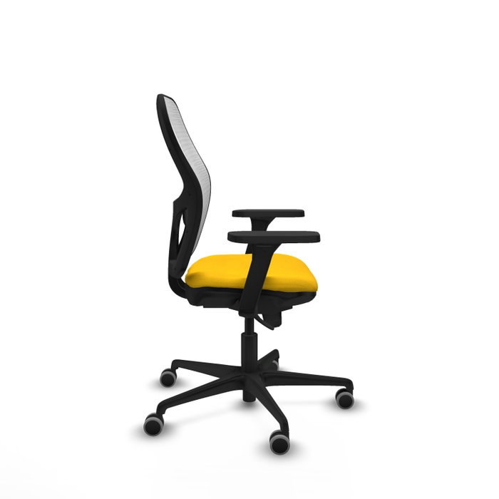 PIQUERAS Y CRESPO Silla de oficina Jorquera Amarillo/Blanco