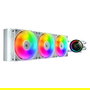 Cougar CGR-PSDELRGB-W-360 Poseidon Elite 360 Refrigeración Líquida CPU AIO ARGB, 3 Ventiladores de 12 cm, 2200 RPM, Blanco
