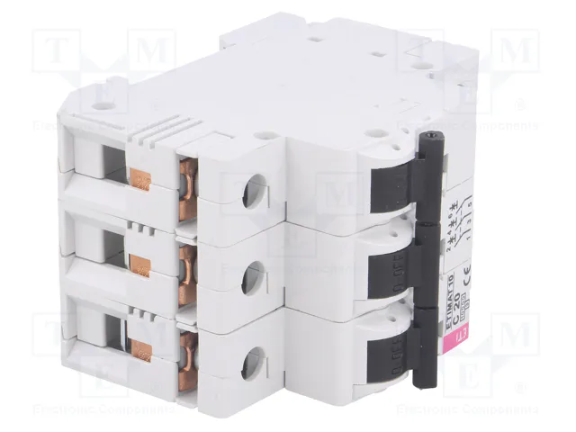 ETI POLAM Interruptor magnetotérmico ETIMAT 10 3P C20 20A 10kA