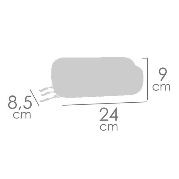 Decuevas Estuche Infantil con Tres Compartimentos de Poliéster