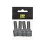 OMP Juego de 4 Tornillos M12X1.5 Cónico Largo 28mm Llave 19 Negro DIN 10.9