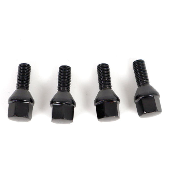 OMP Juego de 4 Tornillos M12X1.5 Cónico Largo 28mm Llave 19 Negro DIN 10.9 OMP Juego de 4 Tornillos M12X1.5 Cónico Largo 28mm Llave 19 Negro DIN 10.9