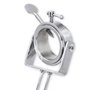 3 Claveles Jamonero plegable con cabezal giratorio y base de bambú