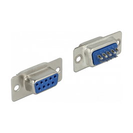 DeLOCK 65882 Conector Sub-D 9 Pin Hembra Versión de Soldadura