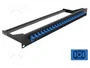 DeLOCK Panel de parches de fibra 19″ 24 puertos SC Simplex azul