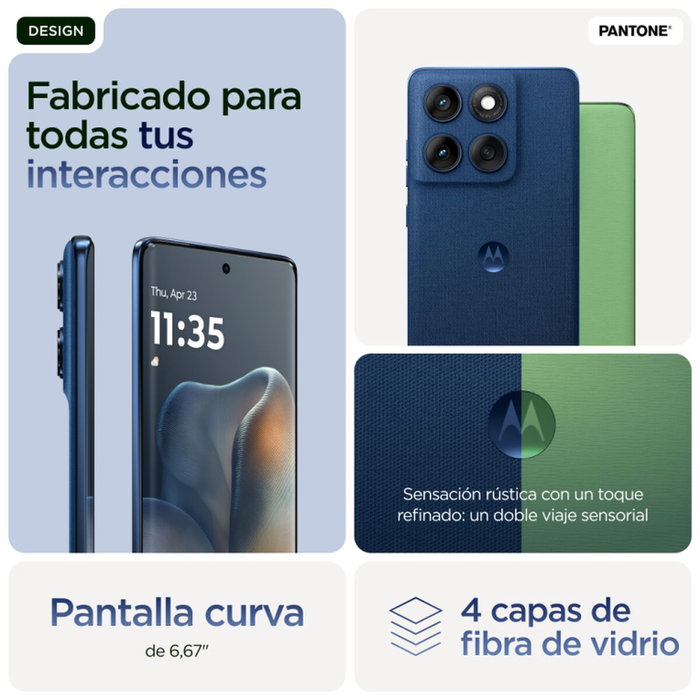 Motorola edge 60 5G 12 GB 512 GB Azul (Gibraltar Sea) Motorola edge 60 5G 12 GB 512 GB Azul (Gibraltar Sea)