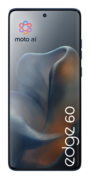 Motorola edge 60 Smartphone 5G, Pantalla 6.67" P—OLED 120Hz, 12GB RAM + 512GB, Triple Cámara 50MP, Procesador MediaTek Dimensity 7300, Batería 5200mAh, Android 15, Color Azul
