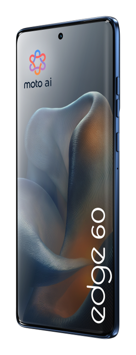 Motorola edge 60 Smartphone 5G, Pantalla 6.67" P—OLED 120Hz, 12GB RAM + 512GB, Triple Cámara 50MP, Procesador MediaTek Dimensity 7300, Batería 5200mAh, Android 15, Color Azul