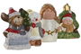 DKD Home Decor Figura Navidad Tradicional Multicolor Resina 3 x 6 x 4 cm (24 Unidades)