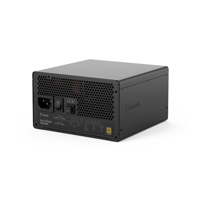 Fractal Design Ion 3 Gold 1000W Negro (FD-P-IA3G-100) Fractal Design Ion 3 Gold 1000W Negro (FD-P-IA3G-100)