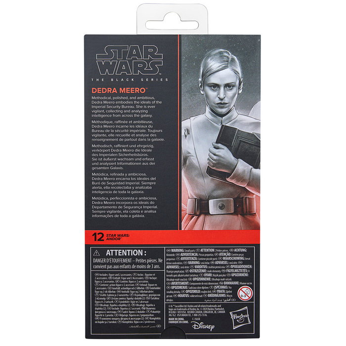Hasbro Figura Dedra Meero Andor Star Wars The Black Series Articulada 15cm con Accesorios