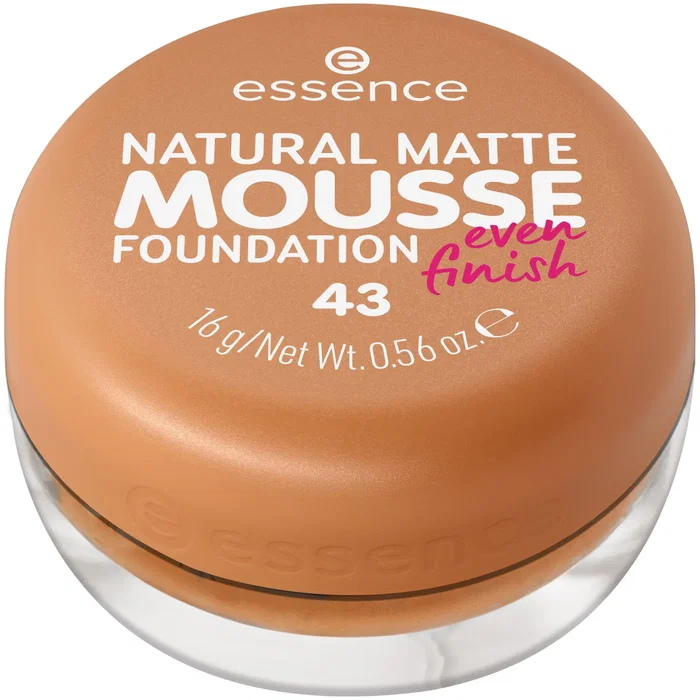Essence Natural Matte Base de Maquillaje en Mousse 43, 16 ml