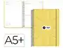 Antartik Agenda Escolar 26-27 Espiral Dia Página A5+ Amarillo Papel FSC 80g Bilingüe con Gomilla