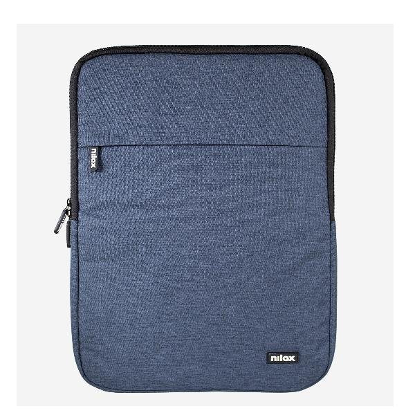 Nilox NXSL13BL Funda Sleeve Acolchada para Portátil o Tablet 13.3" (33.8 cm), 2 Compartimentos, Azul