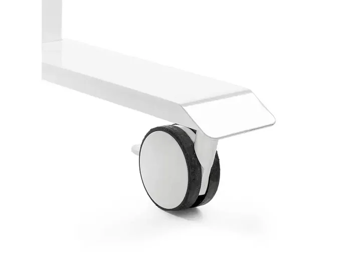 Rocada Soporte Móvil para Monitores Interactivos 65-86 Pulgadas, Estructura de Acero con Ruedas y Freno, Altura Regulable Eléctricamente