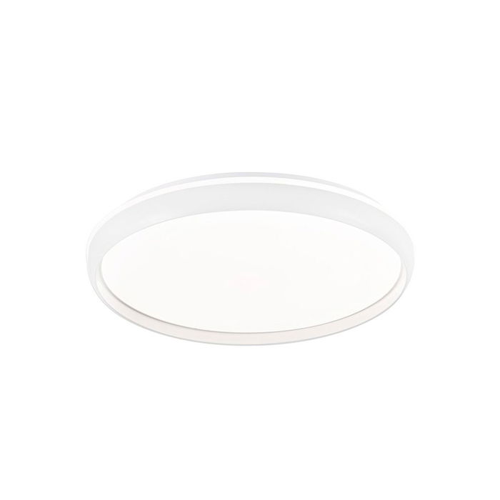 Cristalrecord Charly Plafón LED Circular 72W 7290LM 3CCT (3000K/4000K/6000K) Dimable con Mando, Ø50cm Blanco