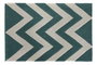 DKD Home Decor Alfombra Zigzag Bicolor 60x90x2 cm