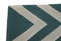 DKD Home Decor Alfombra Bicolor 90 x 60 x 2 cm (2 Unidades) Zigzag Polyester Acrilico