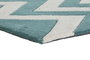 DKD Home Decor Alfombra Zigzag Bicolor 60x90x2 cm