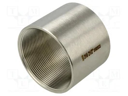 GEBO Conector de articulación larga redonda hembra-hembra G316 G 2 1/2