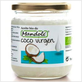 MANDOLE Aceite de Coco Desodorizado 250Gr.Bio Virgen Ecológico Primera Presión en Frío