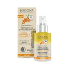 LOGONA Age Protection Serum Reafirmante Bifásico para Cara y Cuello - 15 ml