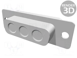 HARTING Conector D-Sub Especial Hembra Recto 3(3+0)