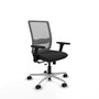 PIQUERAS Y CRESPO Silla de oficina Haches con mecanismo Sincro/Traslack Negro/Gris