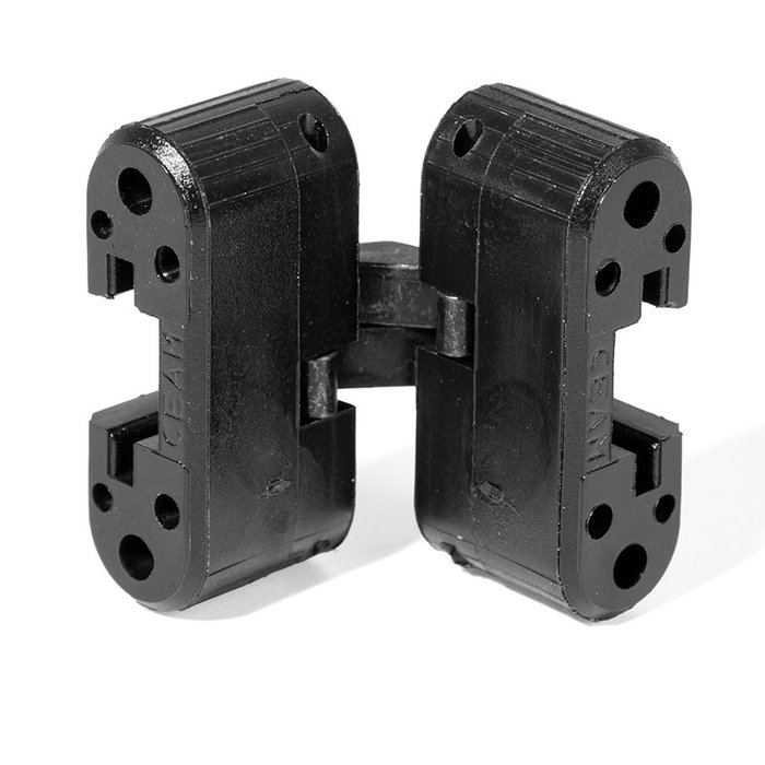 CEAM 2025 33X30 Bisagra Invisible para Mueble 33x30mm, Negro